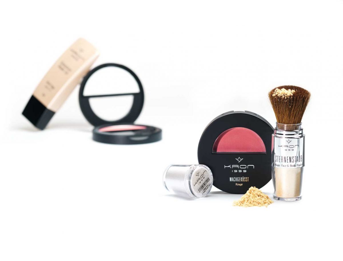 Kron Sternenstaub Rouge Glitzerpuder Kosmetik Produktaufnahme Fotograf Frank Widmann